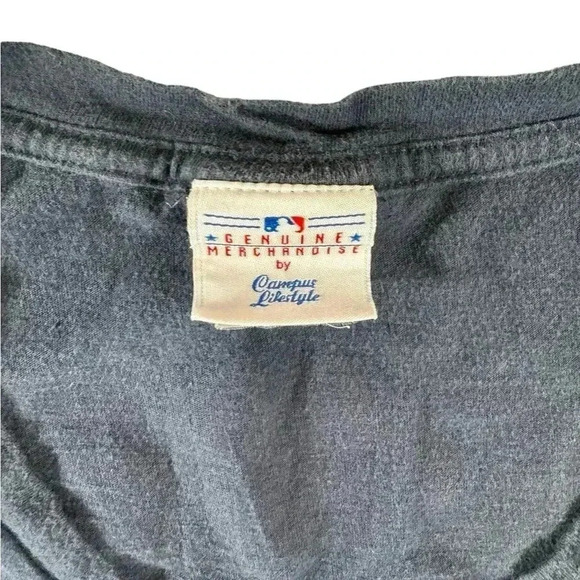 Women's Large Milwaukee Brewers MLB Blue Short Sleeve Shirt Gomez 27 - Picture 3 of 5